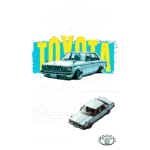 Imagem do Toyota Corona 1970, um carro compacto produzido pela Toyota, com dimensões e design marcantes, destacando seu estilo esportivo e carroceria de duas portas. Inclui desenhos técnicos e informações sobre sua produção de 1957 a 2002.
