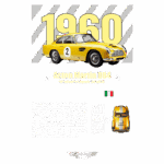 Aston Martin DB4 GT Zagato 1960, um carro esportivo raro e elegante, com design aerodinâmico criado pela Zagato. Apenas 20 unidades produzidas, tornando-o um dos Aston Martins mais cobiçados e caros.