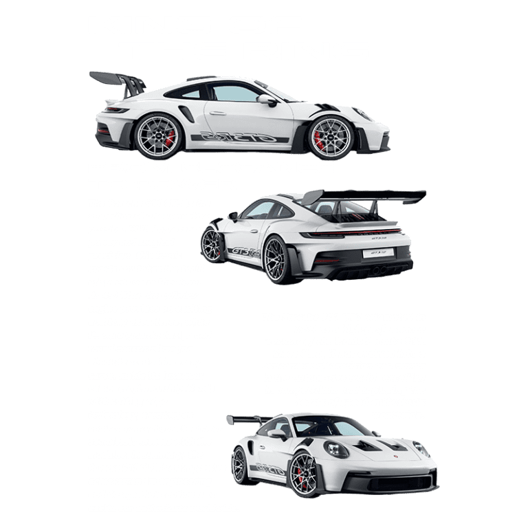 Porsche 911 GT3 em destaque, um carro esportivo de alto desempenho, com design aerodinâmico, motor de seis cilindros e tecnologia avançada, simbolizando elegância e potência no automobilismo.