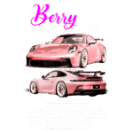 Imagem do Porsche 911 GT3 RS em um tom rosa brilhante, destacando seu design esportivo e elegante, com rodas distintas e uma aerodinâmica sofisticada. Texto informativo ressalta a busca por performance ideal e a evolução constante da marca. Ideal para entusiastas de automóveis e fãs da Porsche.