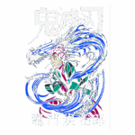 Imagem do personagem principal de "Demon Slayer" (Kimetsu no Yaiba), com cabelo vermelho e roupa tradicional, lutando contra demônios em meio a ondas de água, destacando a arte vibrante e dinâmica do anime.