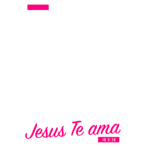 Texto motivacional em português com a mensagem "Jamais duvide disso! Jesus te ama" e referência bíblica João 3:16.