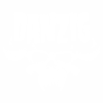 Logo do grupo de metal Danzig, apresentando um crânio com chifres e o nome "DANZIG" em letras grandes e estilizadas. Ideal para fãs de música heavy metal e cultura rock.