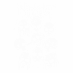 Design gráfico com várias caveiras estilizadas em uma composição artística, incluindo diferentes expressões e detalhes, em fundo verde. Ideal para fãs de arte alternativa e cultura underground.