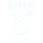 Design gráfico de camiseta com tema de banana, apresentando a frase "A vida é cheia de cascas de banana. Você escorrega, você continua." Estilo streetwear com ilustrações de bananas e elementos gráficos atraentes.