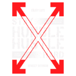 Design gráfico com a frase "Stay Humble Hustle Hard" em destaque, acompanhada de mensagens motivacionais como "Enjoy Life" e "World Future", representando uma estética urbana e de determinação. Ideal para produtos de moda streetwear e inspirações de estilo de vida.