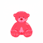 Imagem de um urso de pelúcia rosa com a inscrição "Bear Brand" em estilo gráfico, acompanhada das palavras "False Hope" e "Premium Quality", representando uma marca de streetwear.