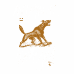 Imagem com um cão estilizado em laranja, acompanhado do texto "INTERNAL REFORM ARE YOU DREAMING?" em fontes artísticas. Ideal para promover a conscientização sobre reformas internas e a reflexão pessoal.
