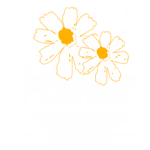 Design gráfico com flores brancas e amarelas, acompanhadas da palavra "FLOWER". A arte transmite uma mensagem sobre a importância da expressão emocional, destacando a necessidade de lágrimas e luz para a cura. Ideal para moda streetwear.