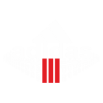 Logotipo da Adidas com o nome repetido em várias fontes e tamanhos, apresentando as icônicas três listras em vermelho e o símbolo de três barras acima do texto. Ideal para destacar a marca em produtos e campanhas de marketing.