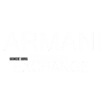 Logotipo da Armani Exchange, destacando o nome da marca em letras grandes e brancas, com a frase "Since 1991" em destaque. Ideal para identificar a marca de moda contemporânea.
