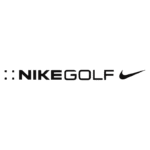 Logotipo da Nike Golf, destacando a marca que oferece uma variedade de equipamentos e vestuário para golfe.