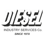 Logotipo da Diesel Industry Services Co., destacando o nome "DIESEL" em letras grandes e ousadas, com a inscrição "Industry Services Co." em texto menor e "Since 1978" abaixo, representando uma empresa com longa experiência no setor.