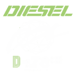 Logotipo da marca Diesel com o texto estilizado "D O L" e o ano "78", apresentando um design moderno e geométrico. O logotipo inclui elementos gráficos que refletem a identidade da marca desde 1978.