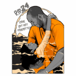 Ilustração em homenagem a Kobe Bryant, mostrando uma cena afetiva entre ele e sua filha. Texto “RIP 24” e “Gone but not forgotten” destaca a lembrança do legado do jogador. Estilo artístico moderno com cores contrastantes.