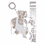 Imagem artística de um cantor de rock com tatuagens, vestindo uma camiseta regata branca e cantando intensamente, com o nome "Linkin Park" destacado ao lado. O fundo é verde, criando um contraste visual vibrante.