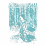 Arte inspirada na banda Children of Bodom, apresentando uma figura sombria com uma foice em um cenário de floresta. O design utiliza tons de azul, destacando o tema dark e metal.